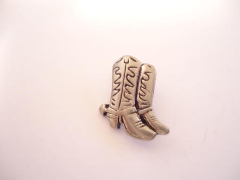 (image for) Cowboy boot metal button #BU100 - Click Image to Close